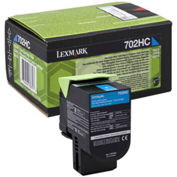 Lexmark - Toner - Ciano - 70C2HC0 - return program - 3.000 pag Lexmark - Toner - Ciano - 70C2HC0 - return program - 3.000 pag