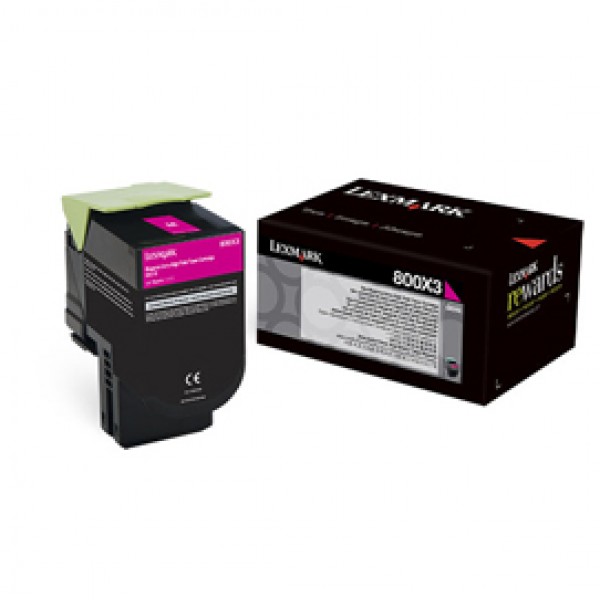 Lexmark - Toner - Magenta - 80C0X30 - 4.000 pag Lexmark - Toner - Magenta - 80C0X30 - 4.000 pag