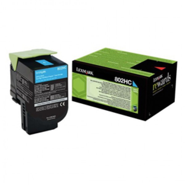 Lexmark - Toner - Ciano - 80C2HC0 - return program - 3.000 pag Lexmark - Toner - Ciano - 80C2HC0 - return program - 3.000 pag