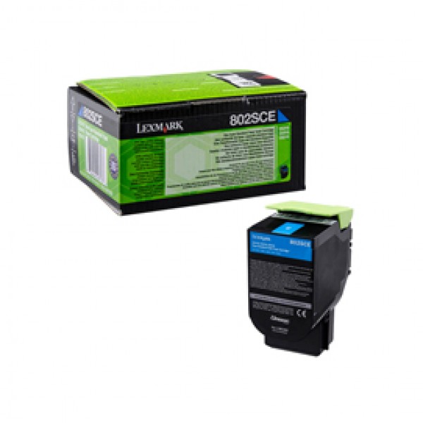 Lexmark - Toner - Ciano - 80C2SCE - 2.000 pag Lexmark - Toner - Ciano - 80C2SCE - 2.000 pag