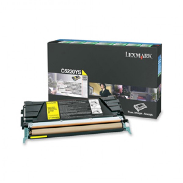 Lexmark - Toner - Giallo - C5220YS - return program - 3.000 pag Lexmark - Toner - Giallo - C5220YS - return program - 3.000 pag