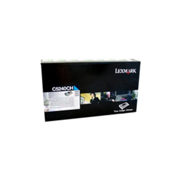 Lexmark - Toner - Ciano - C5240CH - return program - 5.000 pag Lexmark - Toner - Ciano - C5240CH - return program - 5.000 pag