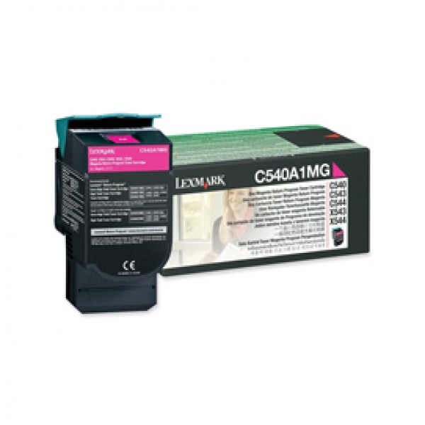Lexmark - Toner - Magenta - C540A1MG - return program - 1.000 pag Lexmark - Toner - Magenta - C540A1MG - return program - 1.000 pag
