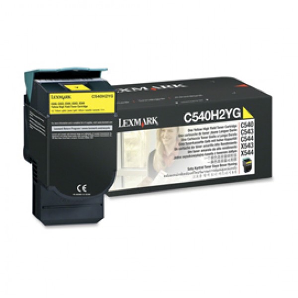 Lexmark - Toner - Giallo - C540H2YG - non return program - 2.000 Lexmark - Toner - Giallo - C540H2YG - non return program - 2.000