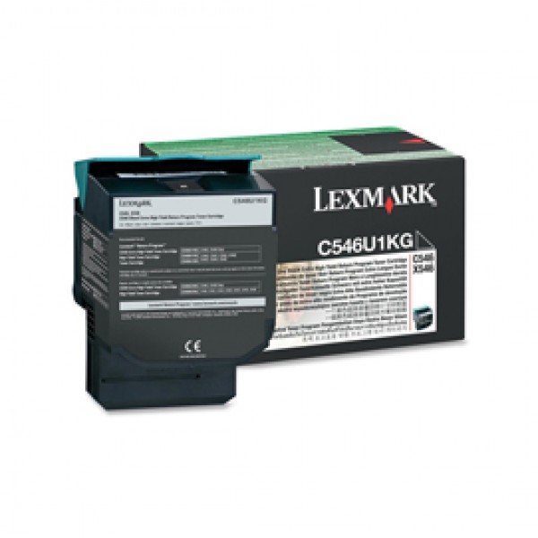 Lexmark - Toner - Nero - C546U1KG - return program - 8.000 pag