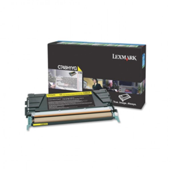 Lexmark - Toner - Giallo - C748H1YG - return program - 10.000pag