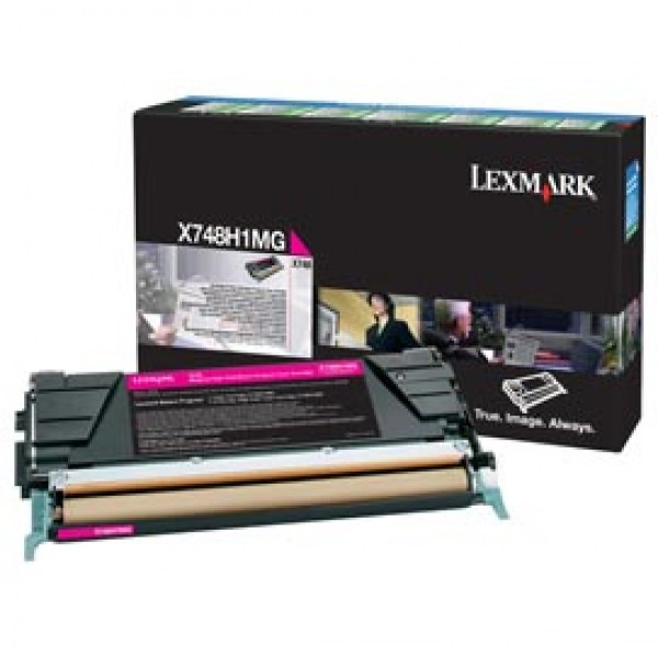Lexmark - Toner - Magenta - X748H1MG - return program - 10.000 pag