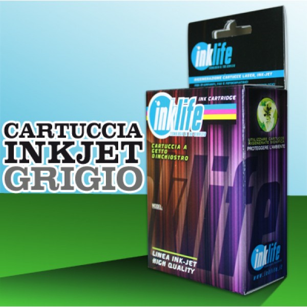 Compatibile Inklife Canon CLI 551XL Grigio - 12 ML Con Chip