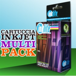 Ricostruito Inklife HP 15XL + Hp 78 - Sa310AE - Conf. 2 Cartucce (25 ML + 19 ML)