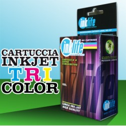 Ricostruito Inklife HP 17 - C6625AE Colori 15 ML