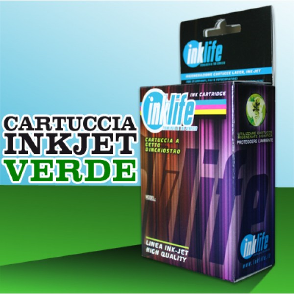Compatibile Inklife Canon BCI 6G Verde - 14,5 ML