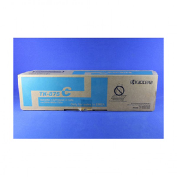Kyocera/Mita - Toner - Ciano - TK-875C - 1T05JNCNL0 - 26.500 pag Kyocera/Mita - Toner - Ciano - TK-875C - 1T05JNCNL0 - 26.500 pag