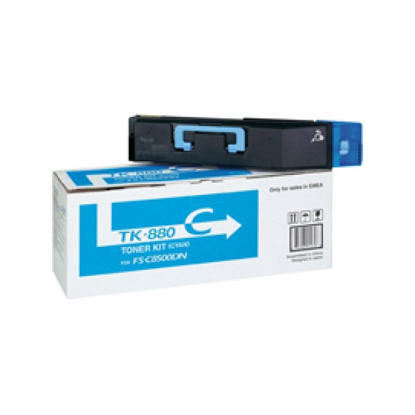 Kyocera/Mita - Toner - Ciano - TK-880C - 1T02KACNL0 - 18.000 pag Kyocera/Mita - Toner - Ciano - TK-880C - 1T02KACNL0 - 18.000 pag