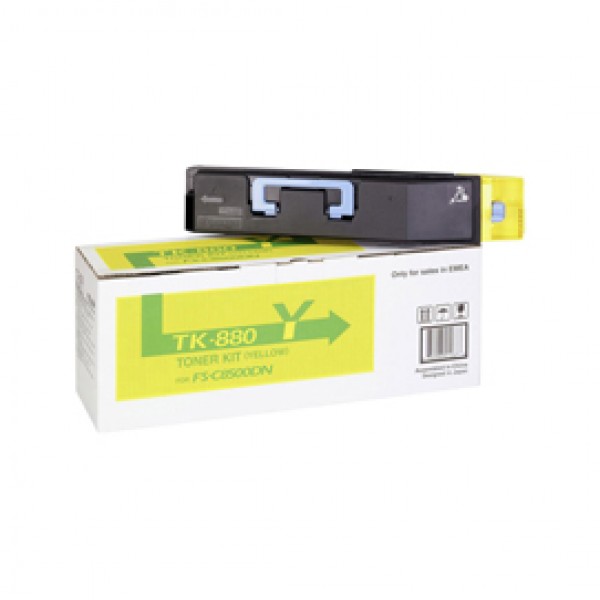 Kyocera/Mita - Toner - Giallo - TK-880Y - 1T02KAANL0 - 18.000 pag Kyocera/Mita - Toner - Giallo - TK-880Y - 1T02KAANL0 - 18.000 pag