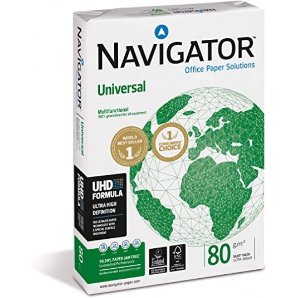 Offerta Carta da Fotocopie A4 Navigator 80 gr. - risma da 500 fogli (max 20 risme)