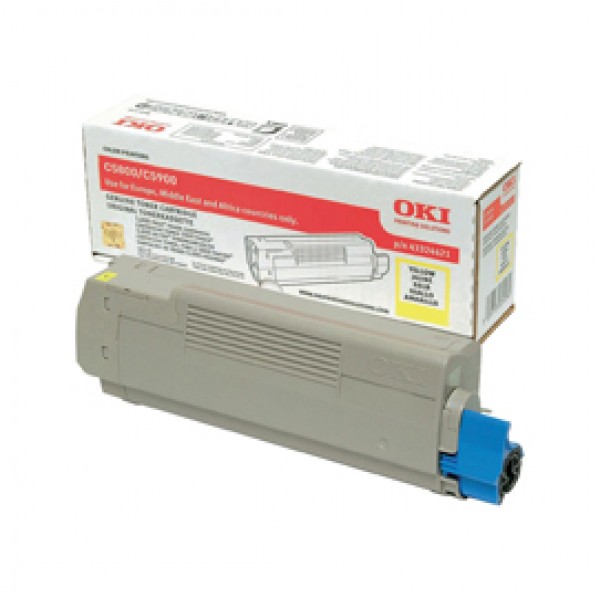 Oki - Toner - Giallo - C5800 C5900 C5550 - 43324421 - 5.000 pag Oki - Toner - Giallo - C5800 C5900 C5550 - 43324421 - 5.000 pag