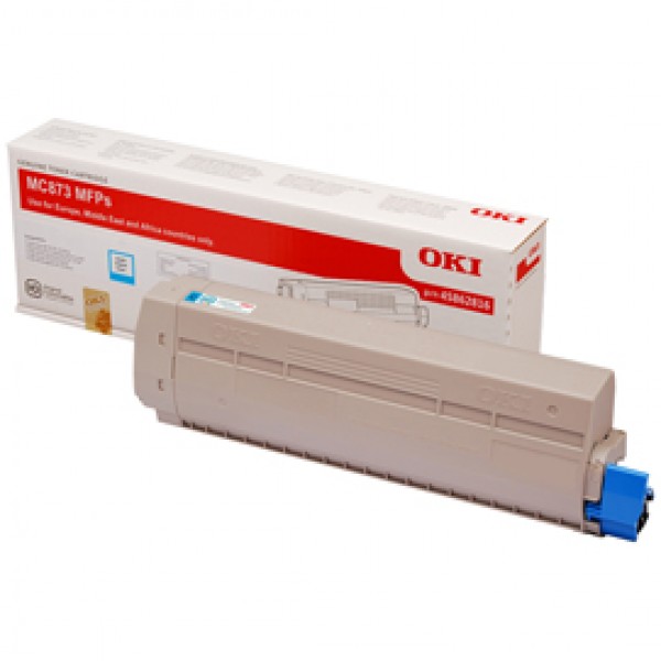 Oki - Toner - Ciano - MC873 - 45862816 - 10.000 pag Oki - Toner - Ciano - MC873 - 45862816 - 10.000 pag