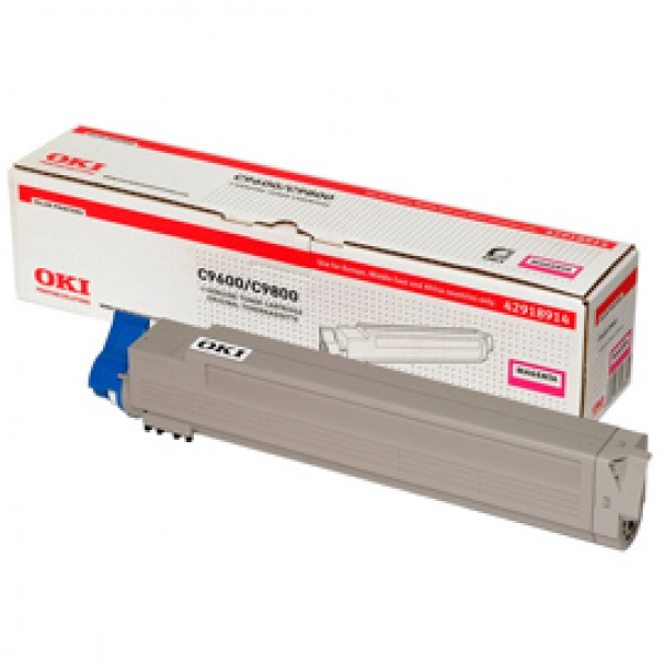 Oki - Toner - Magenta - C9600 C9800 - 42918914 - 15.000 pag Oki - Toner - Magenta - C9600 C9800 - 42918914 - 15.000 pag