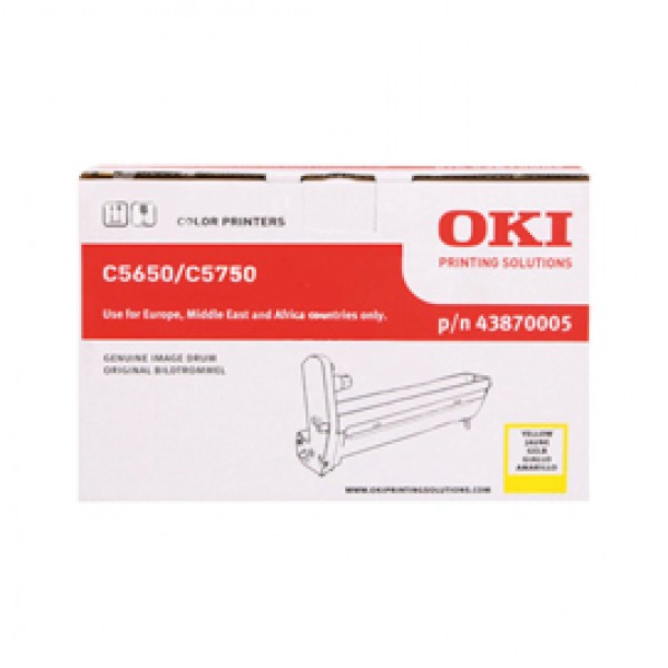 Oki - Tamburo - Giallo - C5650/5750 - 43870005 - 20.000 pag Oki - Tamburo - Giallo - C5650/5750 - 43870005 - 20.000 pag