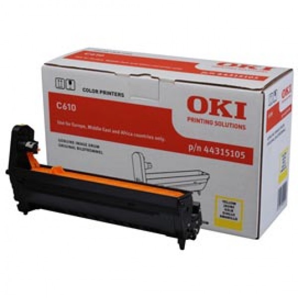 Oki - Tamburo - Giallo - C610 - 44315105 - 20.000 pag Oki - Tamburo - Giallo - C610 - 44315105 - 20.000 pag
