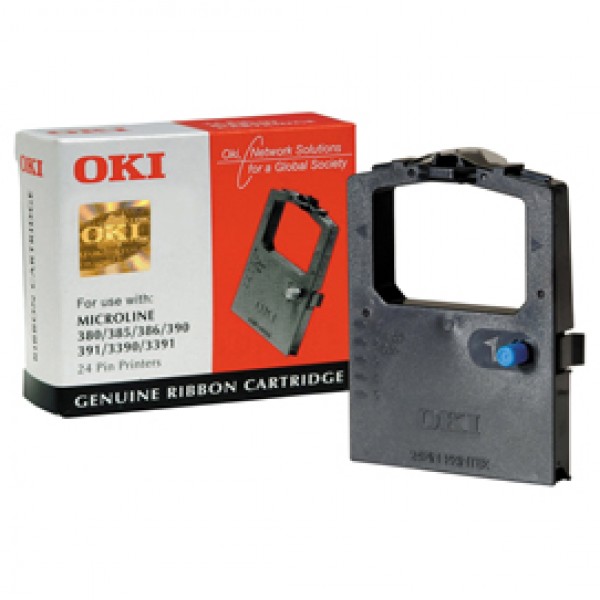 Oki - Nastro - Nero - 380/385/3866 390/391 3390/3391 - 09002309 - 2.000.000 caratteri Oki - Nastro - Nero - 380/385/3866 390/391 3390/3391 - 09002309 - 2.000.000 caratteri