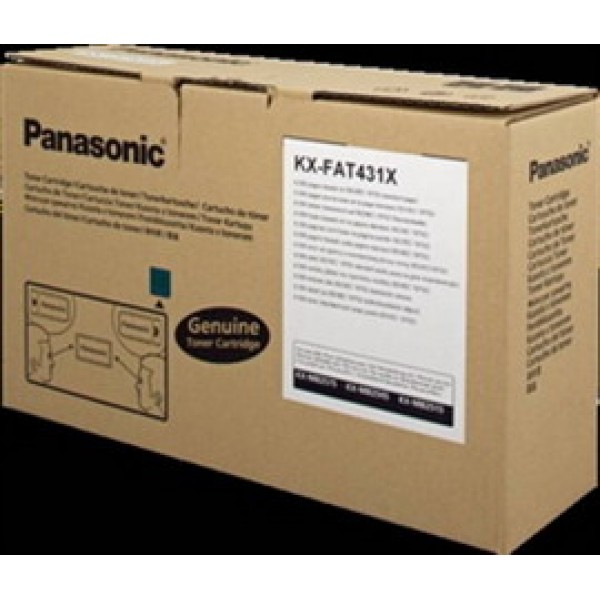 Panasonic - Cartuccia - Nero - KX-FAT431X - 6.000 pag