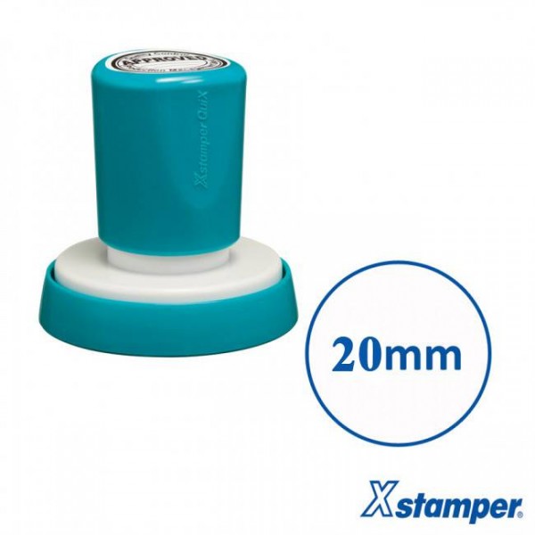 Timbro Q34 personalizzato - diam. 20 mm - circolare Timbro Q34 personalizzato - diam. 20 mm - circolare