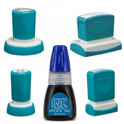 Refill 10ml inchiostro nero per timbri Xstamper QuiX