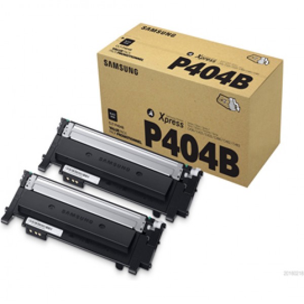 Hp/Samsung - Conf. 2 Toner - Nero - CLTP404B/ELS - 1.500 pag cad Hp/Samsung - Conf. 2 Toner - Nero - CLTP404B/ELS - 1.500 pag cad