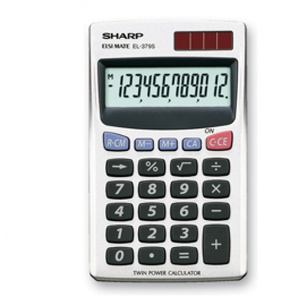 Sharp - Calcolatrice - tascabile - EL379SB