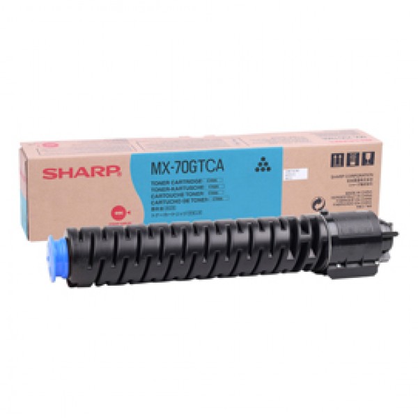 Sharp - Toner - Ciano - MX70GTCA - 32.000 pag Sharp - Toner - Ciano - MX70GTCA - 32.000 pag