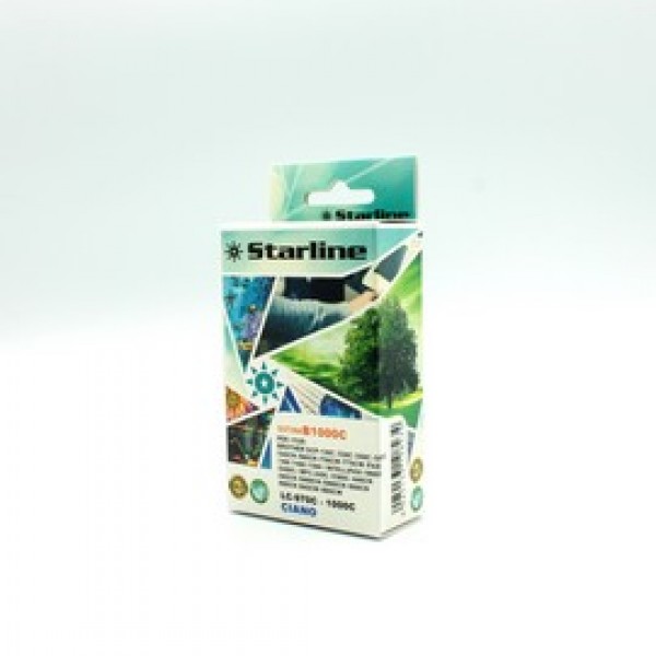Starline - Cartuccia ink - per Brother - Ciano - LC1000C - 20ml