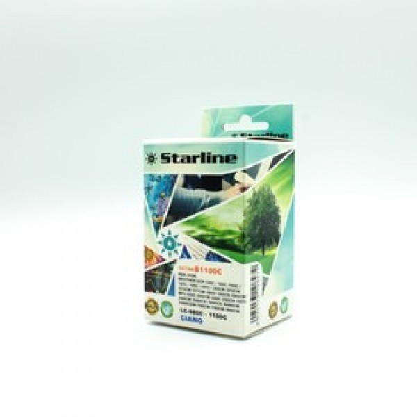 Starline - Cartuccia ink - per Brother - Ciano - LC980C - 16ml