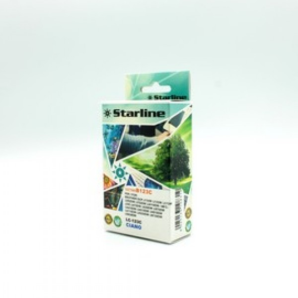 Starline - Cartuccia ink - per Brother - Ciano - LC123C - 10ml Starline - Cartuccia ink - per Brother - Ciano - LC123C - 10ml
