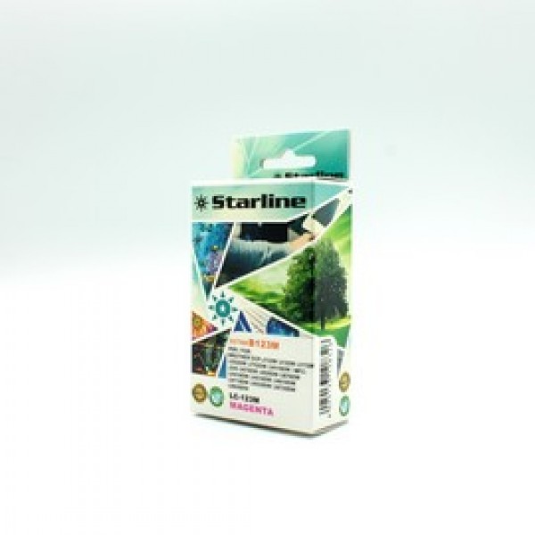 Starline - Cartuccia ink - per Brother - Magenta - LC123M - 10ml Starline - Cartuccia ink - per Brother - Magenta - LC123M - 10ml