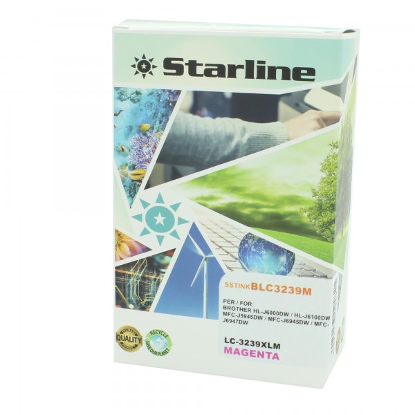 Starline - Cartuccia Ink per print C/BROTHER LC-3239XLM - Magenta