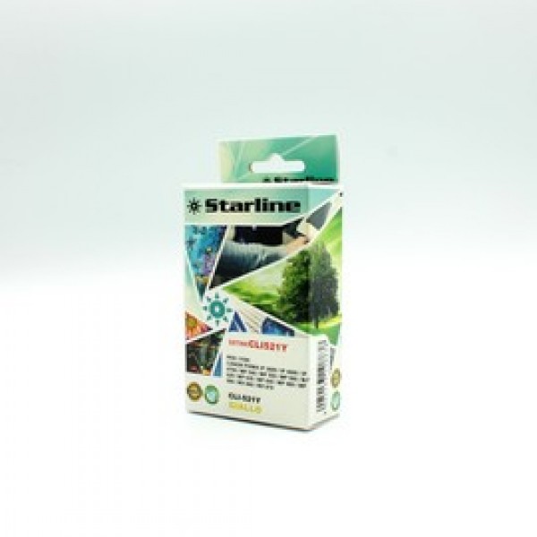 Starline - Cartuccia ink - per Canon - Giallo - CLI521 Y - 9ml Starline - Cartuccia ink - per Canon - Giallo - CLI521 Y - 9ml