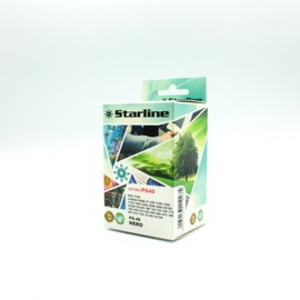 Starline - Cartuccia - ink Nero per print c/Canon pg40 16ml Starline - Cartuccia - ink Nero per print c/Canon pg40 16ml