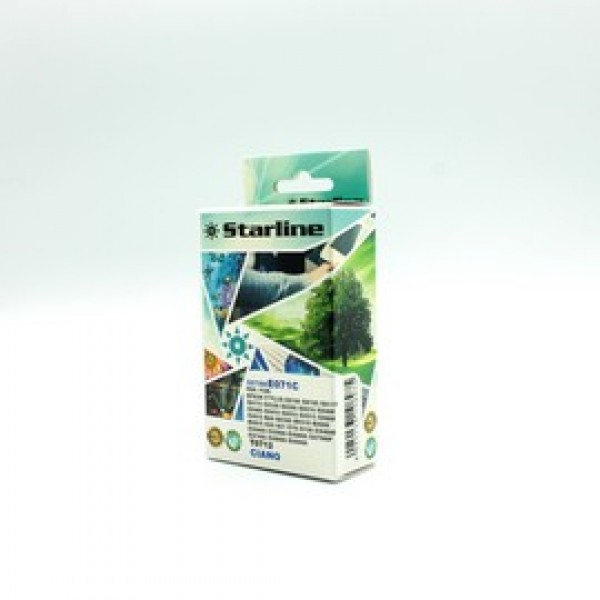 Starline - Cartuccia ink - per Epson - Ciano - C13T071240 -T0712 11,4ml