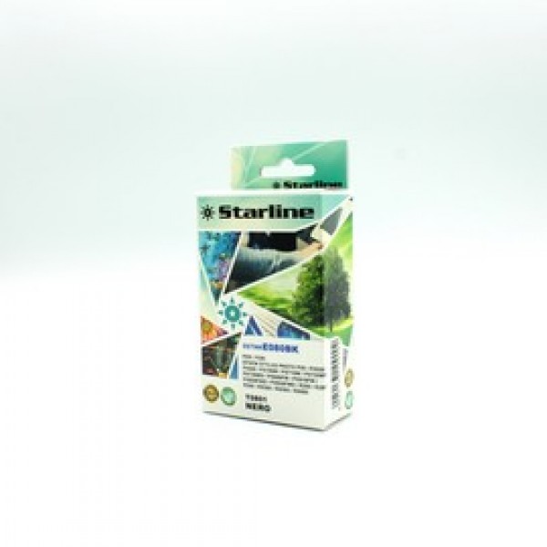 Starline - Cartuccia ink - per Epson - Nero - C13T08014011 - T0801 - 11,4ml
