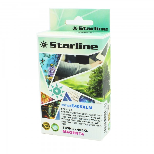 Starline - Cartuccia Ink compatibile per Epson 405XL - Magenta - 18ml