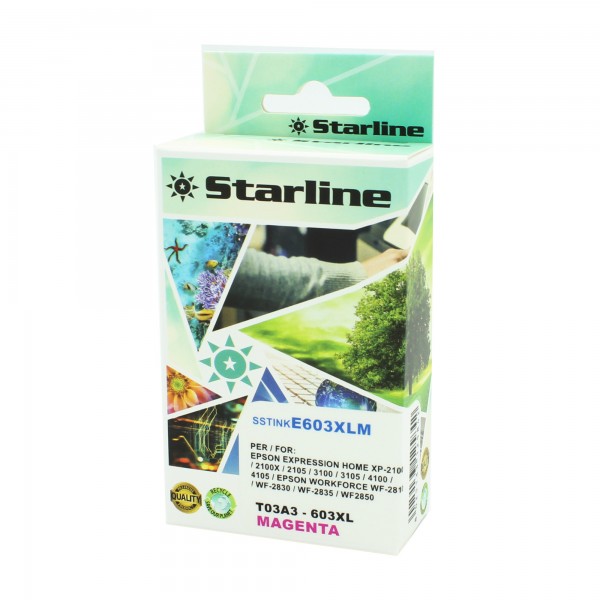 Starline - Cartuccia 603XL Stella Marina - Magenta - 13ml Starline - Cartuccia 603XL Stella Marina - Magenta - 13ml