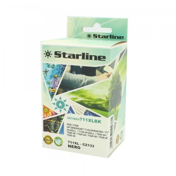 Starline - Cartuccia ink - per Hp - Nero - CZ133A - 73ml Starline - Cartuccia ink - per Hp - Nero - CZ133A - 73ml