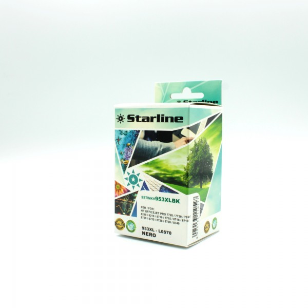 Starline - Cartuccia ink - per Hp - Nero - HPL0S70AE - 58ml Starline - Cartuccia ink - per Hp - Nero - HPL0S70AE - 58ml