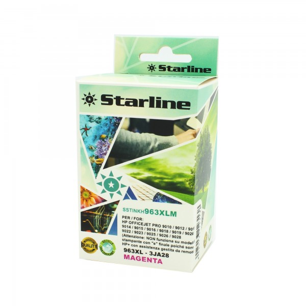 Starline - Cartuccia Ink per HP 963 XL - Magenta - 58ml