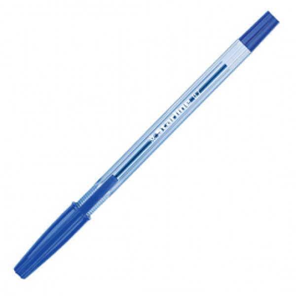 Penna a sfera con cappuccio  - punta fine 0,7mm - blu - Starline -  conf. 50 pezzi
