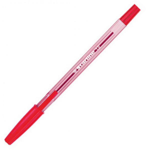 Penna a sfera con cappuccio - punta media 1,0mm - rosso - Starline - conf. 50 pezzi Penna a sfera con cappuccio - punta media 1,0mm - rosso - Starline - conf. 50 pezzi