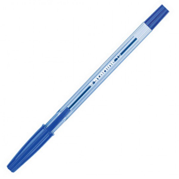 Penna a sfera con cappuccio - punta media 1,0mm - blu - Starline - conf. 50 pezzi Penna a sfera con cappuccio - punta media 1,0mm - blu - Starline - conf. 50 pezzi