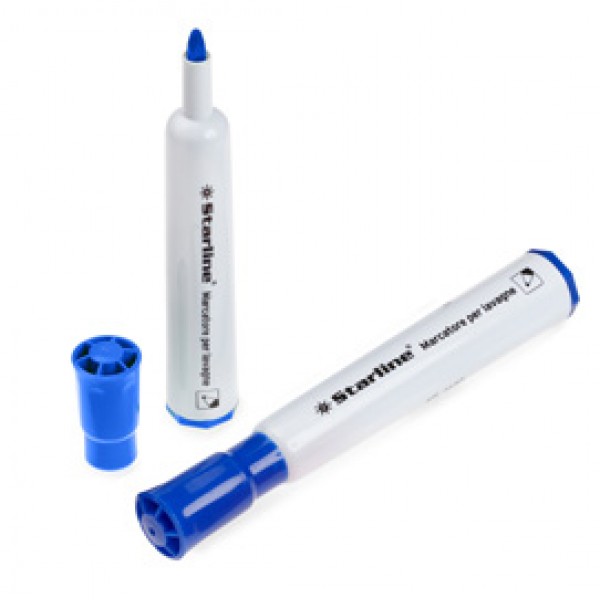 Marcatore per lavagne cancellabili Starline - punta tonda 2,0mm - blu - Starline Marcatore per lavagne cancellabili Starline - punta tonda 2,0mm - blu - Starline