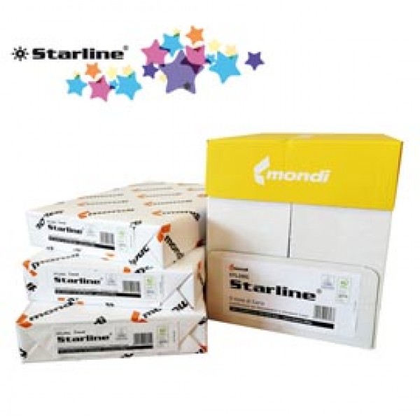 Carta bianca Starline in mini pallet - A4 - 80 gr - bianco - Starline - risma 500 fogli - ordine max 1 mini pallet da 50 risme Carta bianca Starline in mini pallet - A4 - 80 gr - bianco - Starline - risma 500 fogli - ordine max 1 mini pallet da 50 risme
